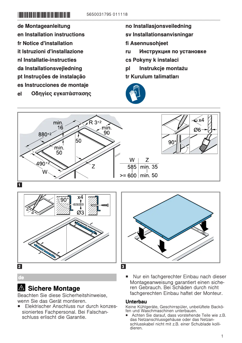 Image de la première page du manuel de l'appareil ET975LVV1M