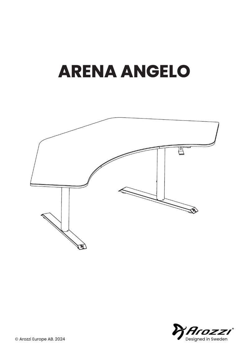 Image de la première page du manuel de l'appareil Arena Angelo