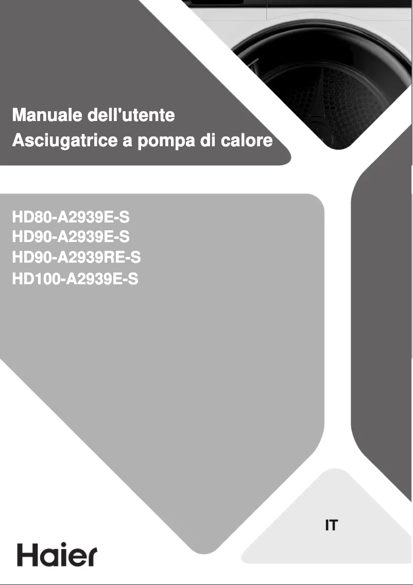 Page 1 de la notice Manuel utilisateur Haier HD90-A2939E