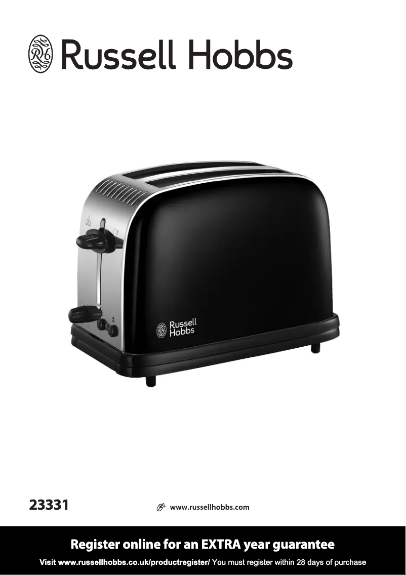 Page 1 de la notice Manuel utilisateur Russell Hobbs 23331