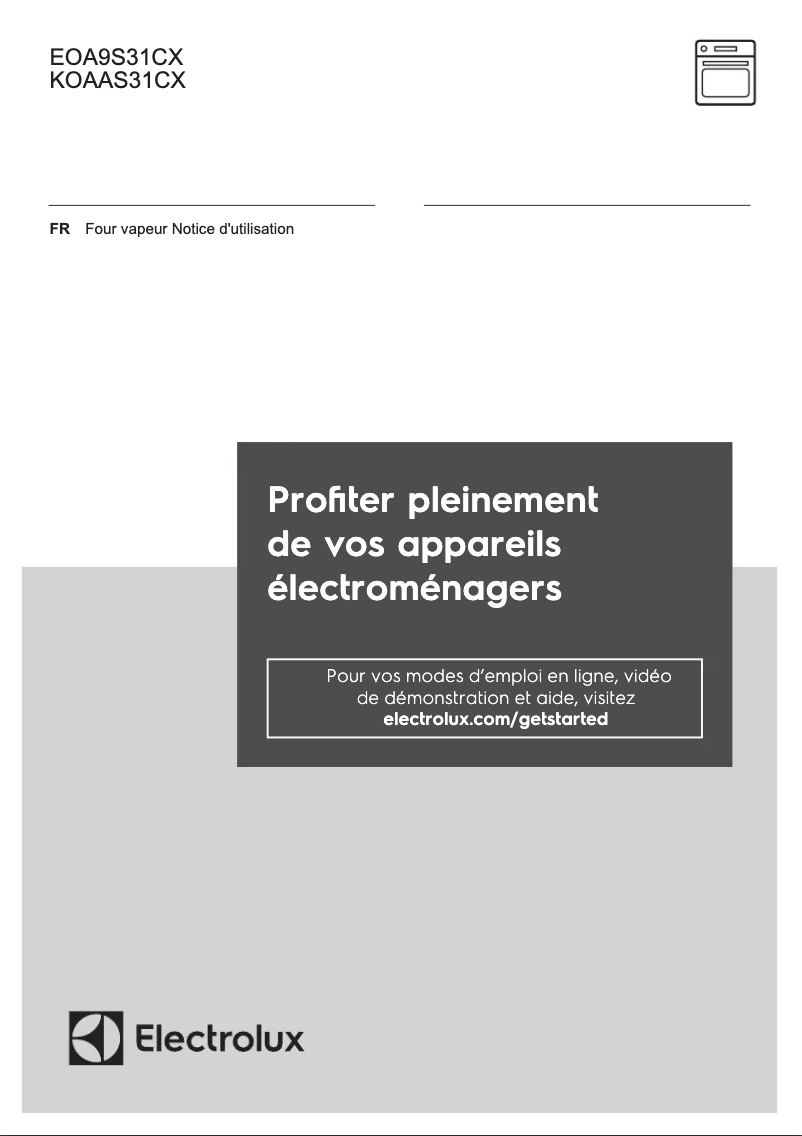 Imagen de la primera página del manual del dispositivo KOAAS31CX