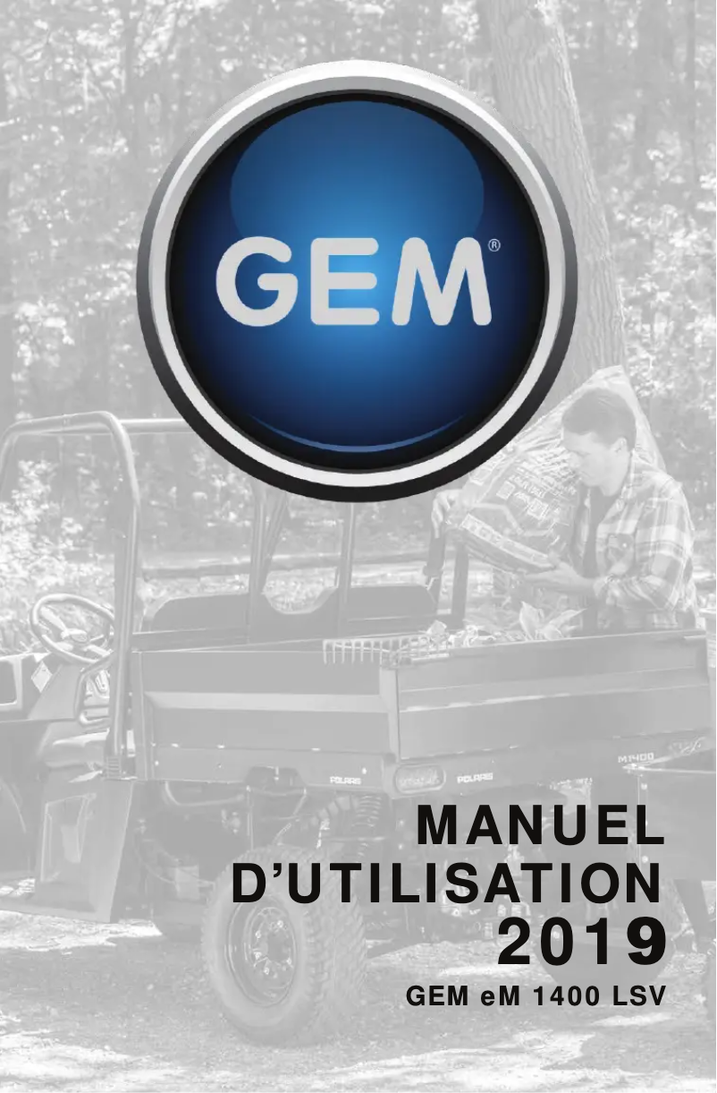 Image de la première page du manuel de l'appareil eL XD (2019)