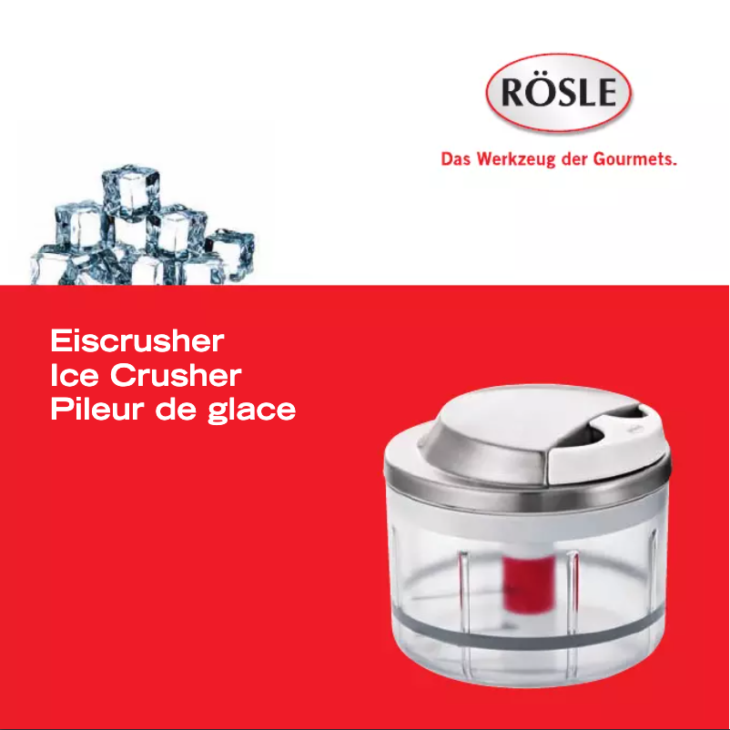 Página 1 del manual Manual de usuario Rösle 16277