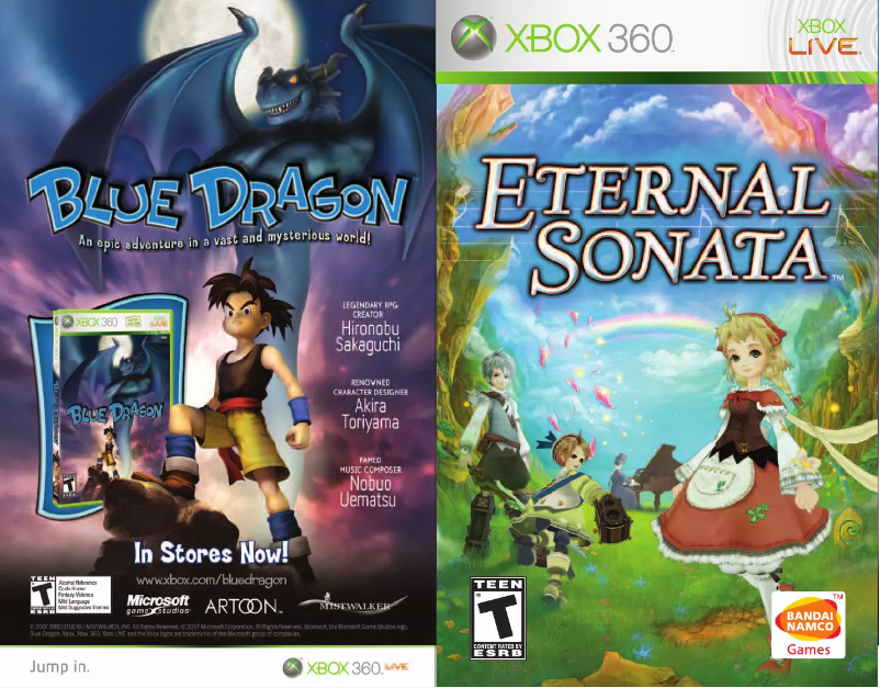 Page n°1 - Manuel utilisateur Microsoft Eternal Sonata (Xbox 360)