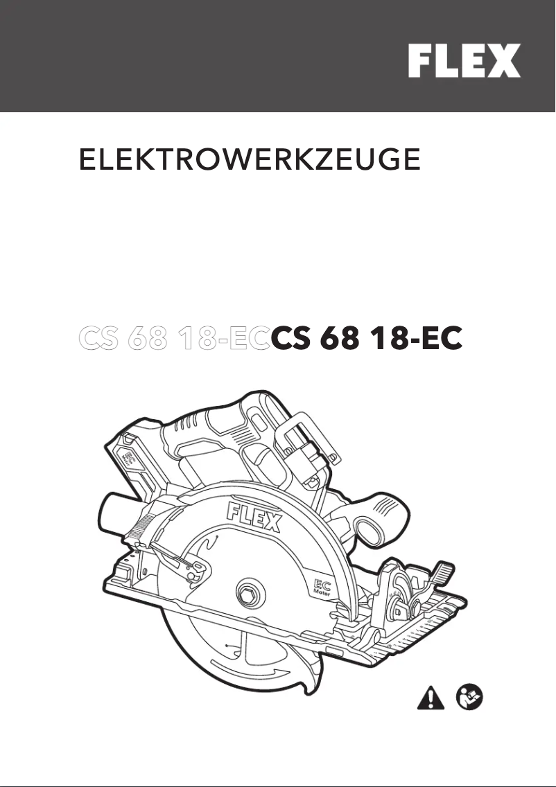 Page n°1 - Manuel utilisateur Flex CS 68 18-EC