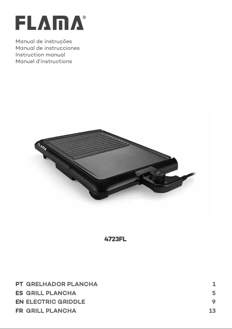 Imagen de la primera página del manual del dispositivo 4723FL