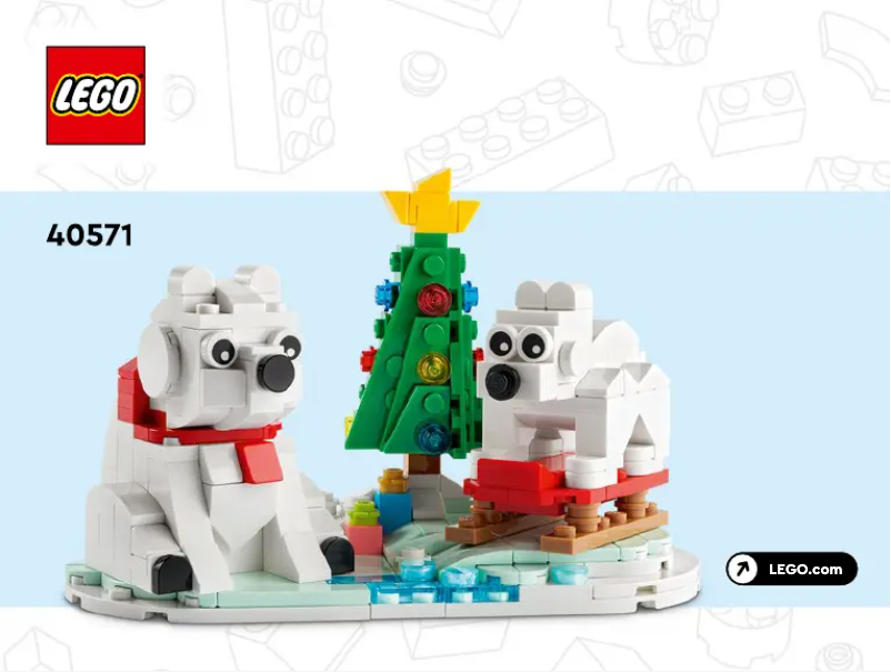 Page n°1 - Manuel utilisateur Lego Wintertime Polar Bears 40571