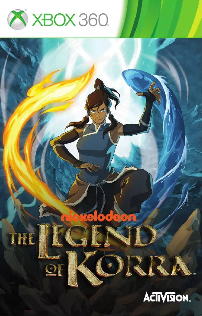 Image de la première page du manuel de l'appareil The Legend of Korra (Xbox 360)