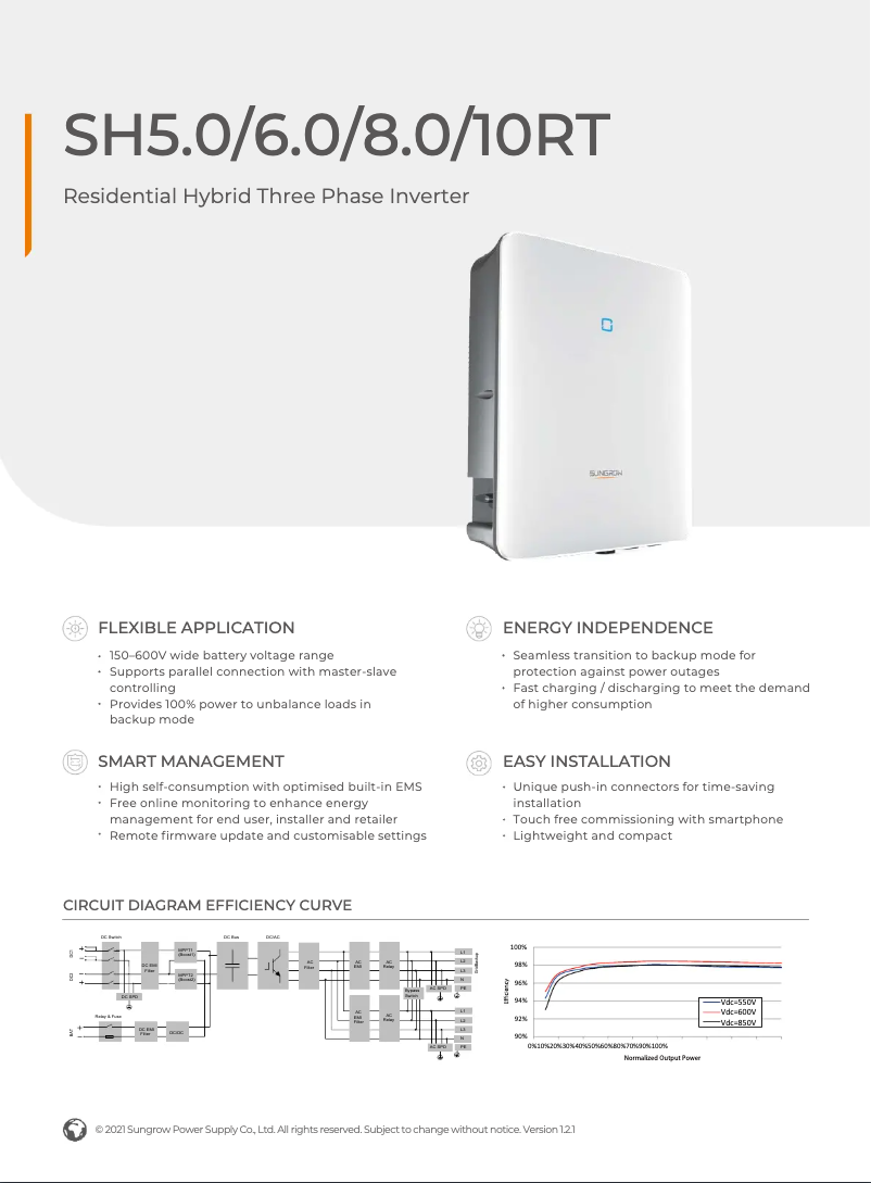 Image de la première page du manuel de l'appareil SH8.0RT-V113