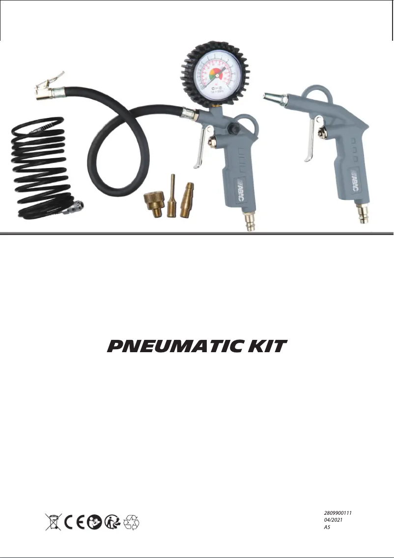 Page 1 de la notice Manuel utilisateur Abac G-813
