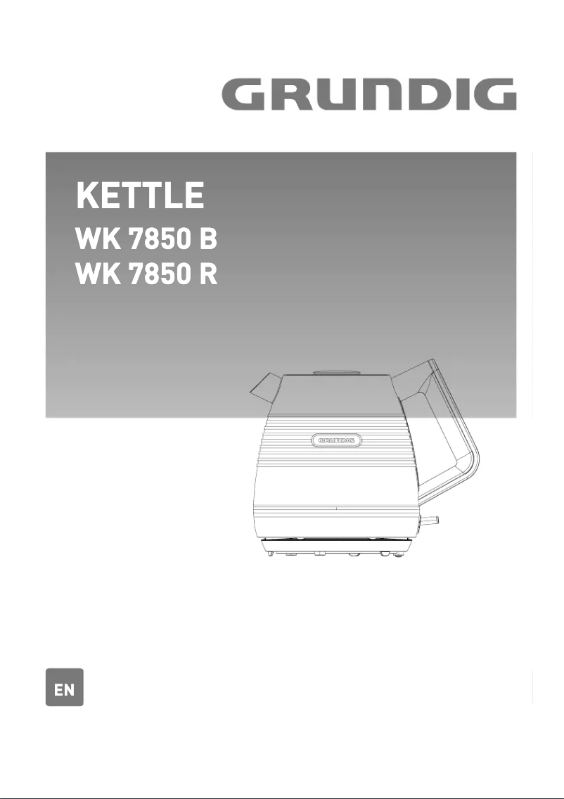 Page n°1 - Manuel utilisateur Grundig WK7850R