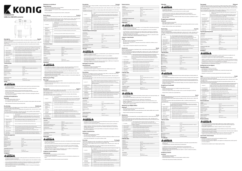 Image de la première page du manuel de l'appareil CSU3HDASI100