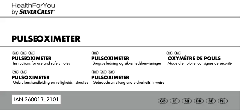 Page n°1 - Manuel utilisateur SilverCrest SPO 55
