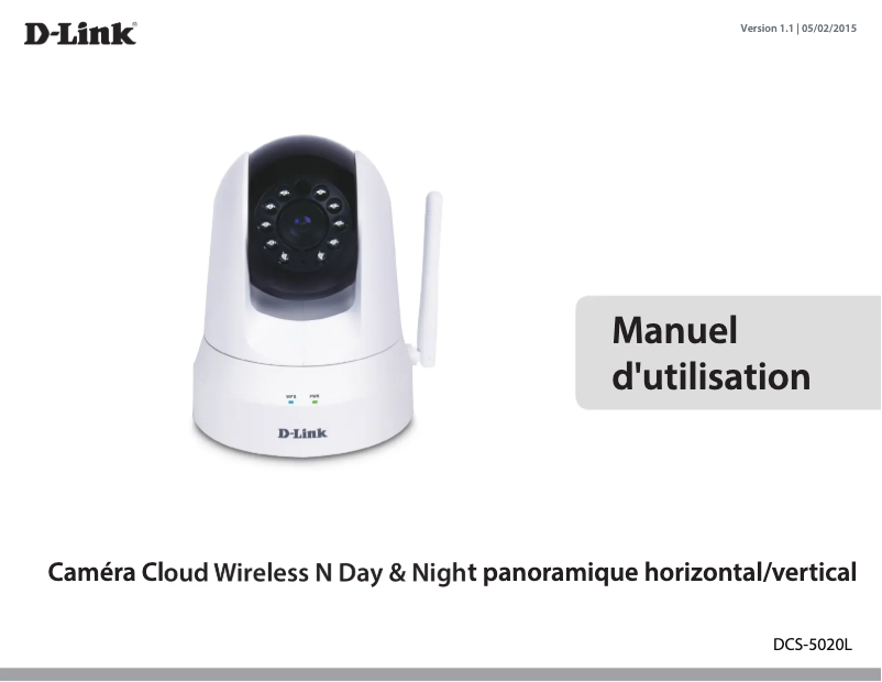 Page n°1 - Manuel utilisateur D-Link DCS-5020L