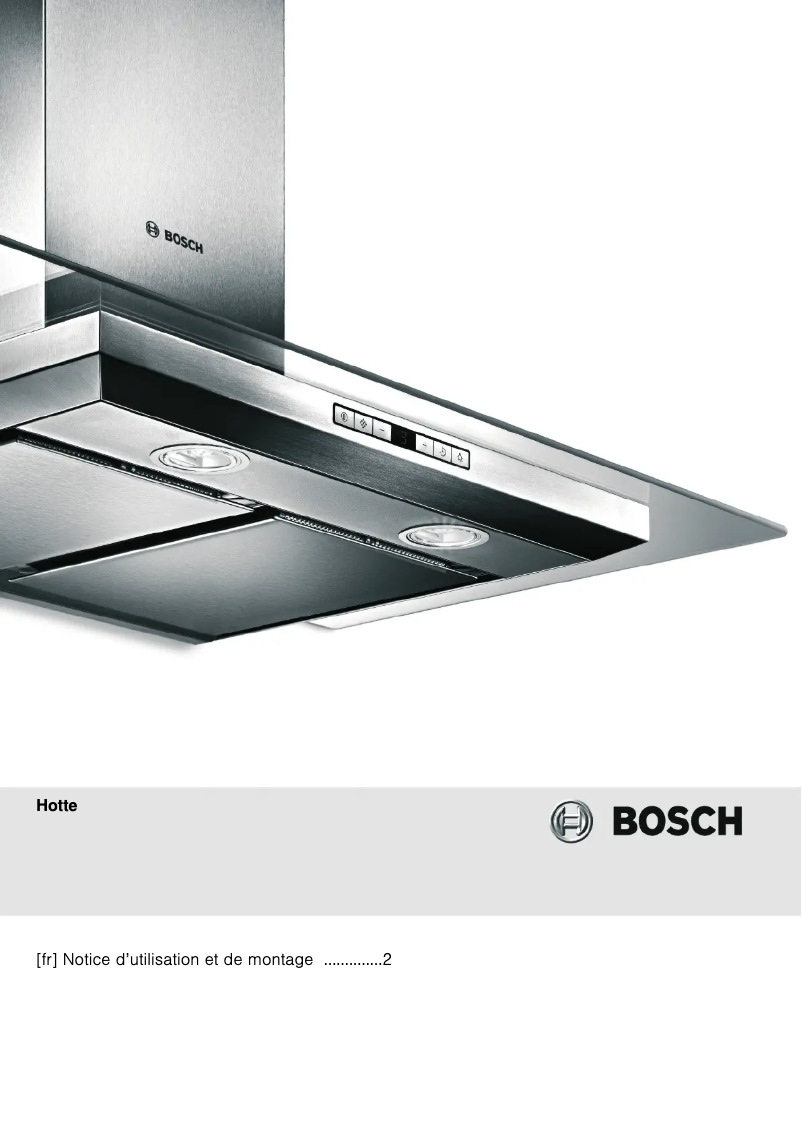 Page 1 de la notice Manuel utilisateur Bosch DWA09E650