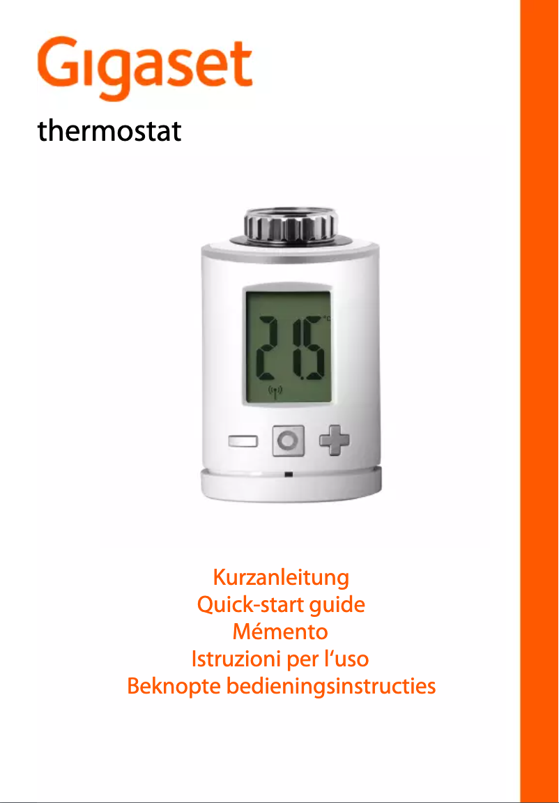 Image de la première page du manuel de l'appareil Heating
