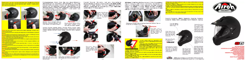 Page 1 de la notice Manuel utilisateur Airoh S511