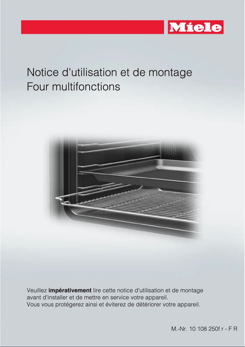 Page 1 de la notice Manuel utilisateur Miele H6260BP