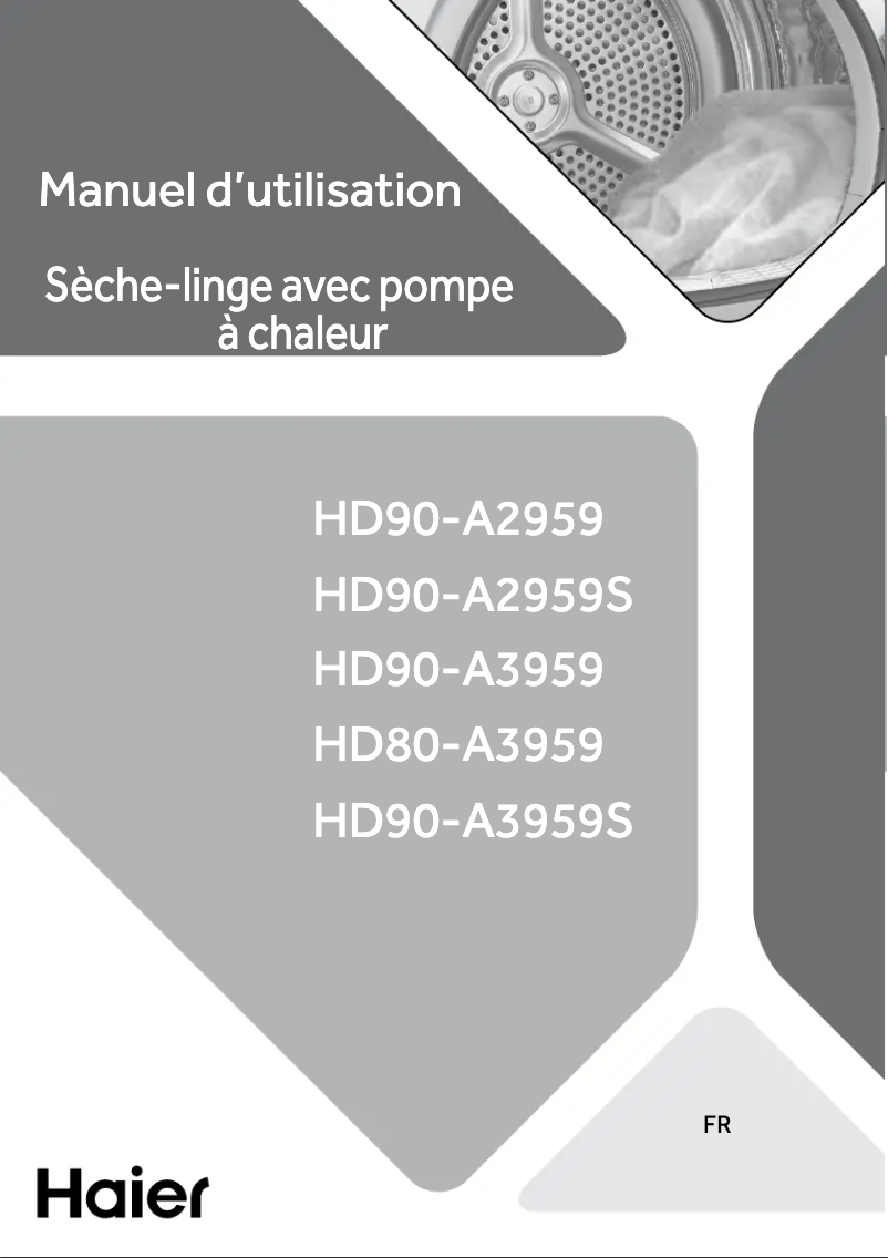 Image de la première page du manuel de l'appareil HD90-A3959