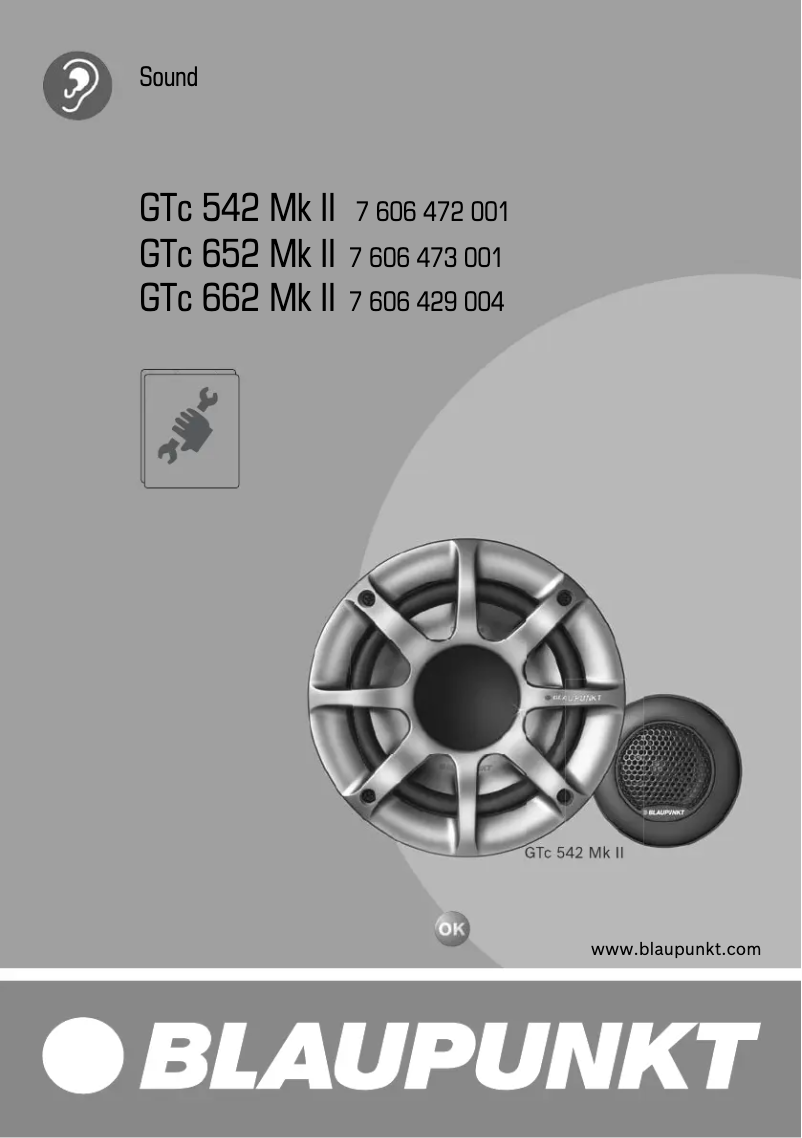 Image de la première page du manuel de l'appareil GTc 662 Mk II