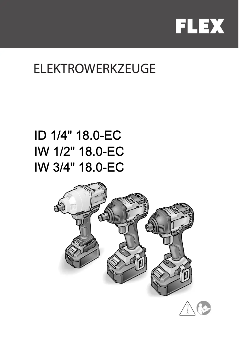 Image de la première page du manuel de l'appareil ID 1/4" 18.0-EC