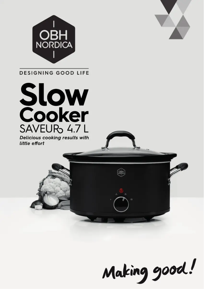 Página 1 del manual Manual de usuario OBH Nordica Saveur 7976