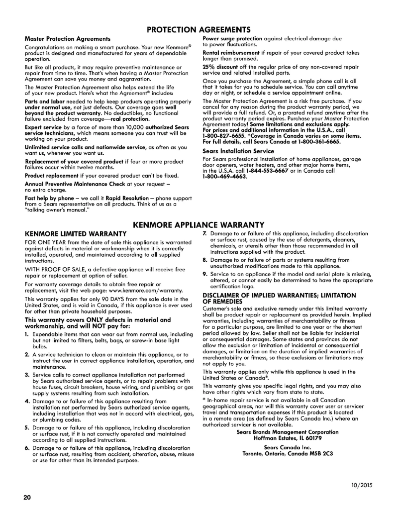 Image de la première page du manuel de l'appareil 29152