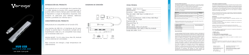 Page n°1 - Manuel utilisateur Vorago HU-200