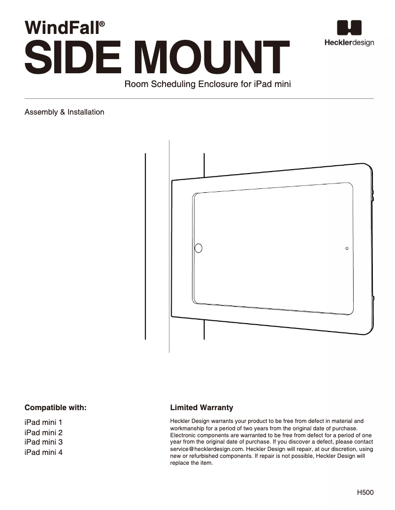 Page 1 de la notice Manuel utilisateur WindFall H500-GW