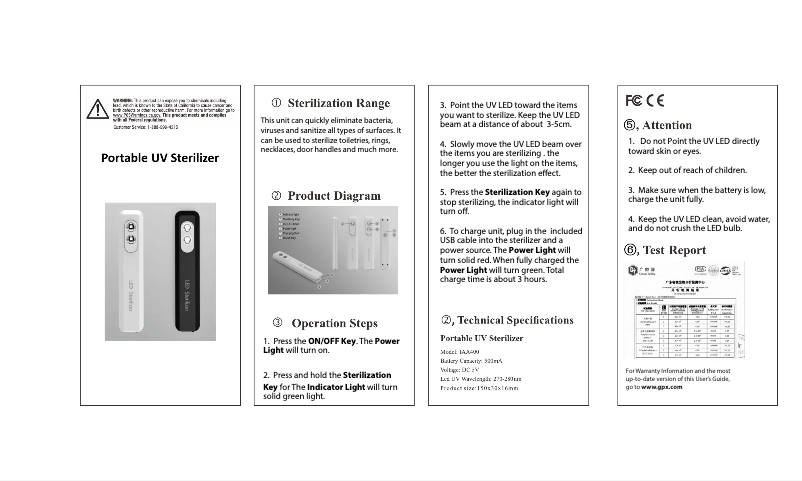 Image de la première page du manuel de l'appareil IAA400