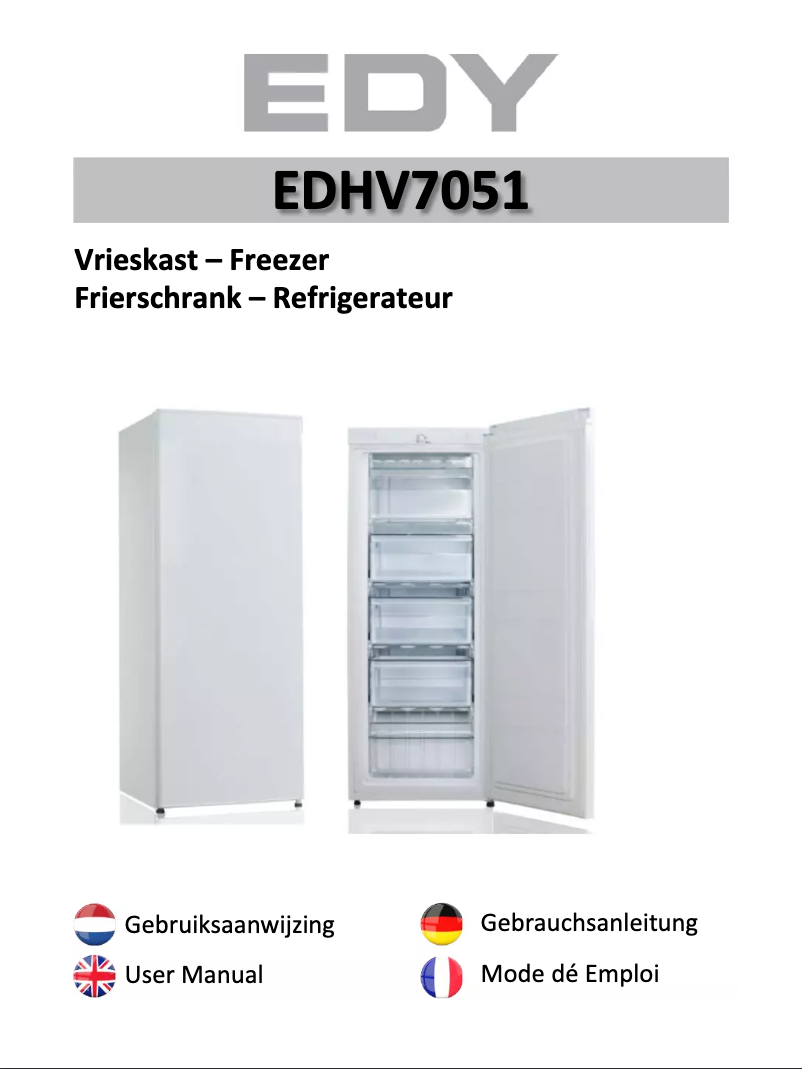 Page n°1 - Manuel utilisateur Edy EDHV7051