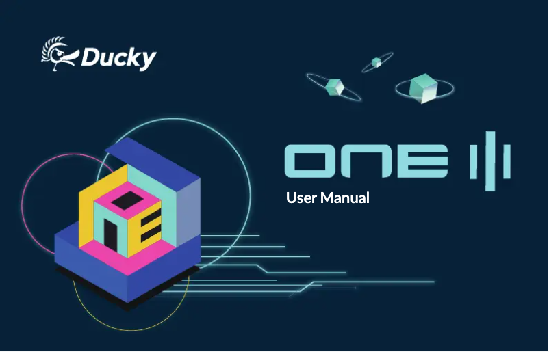 Page 1 of the manual User Manual Ducky One 3 RGB TKL
