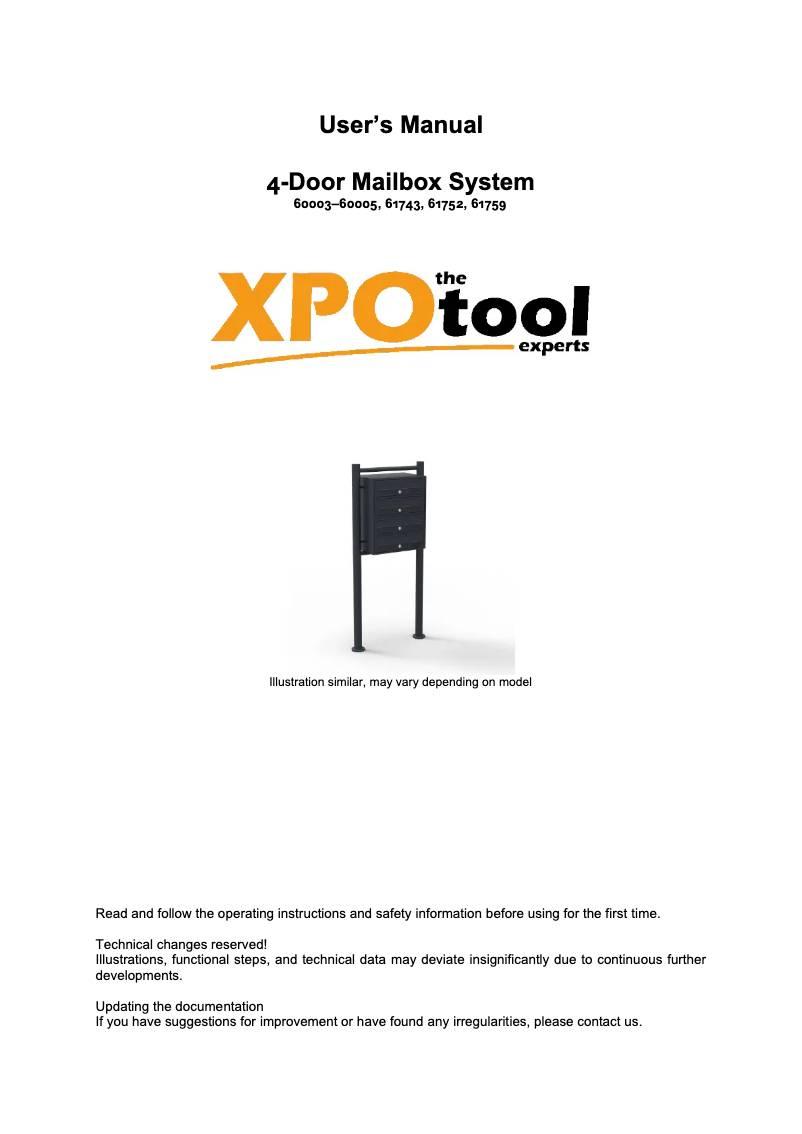 Página 1 del manual Manual de usuario WilTec 60003