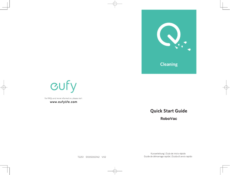 Page 1 de la notice Manuel utilisateur Eufy RoboVac G30 Edge