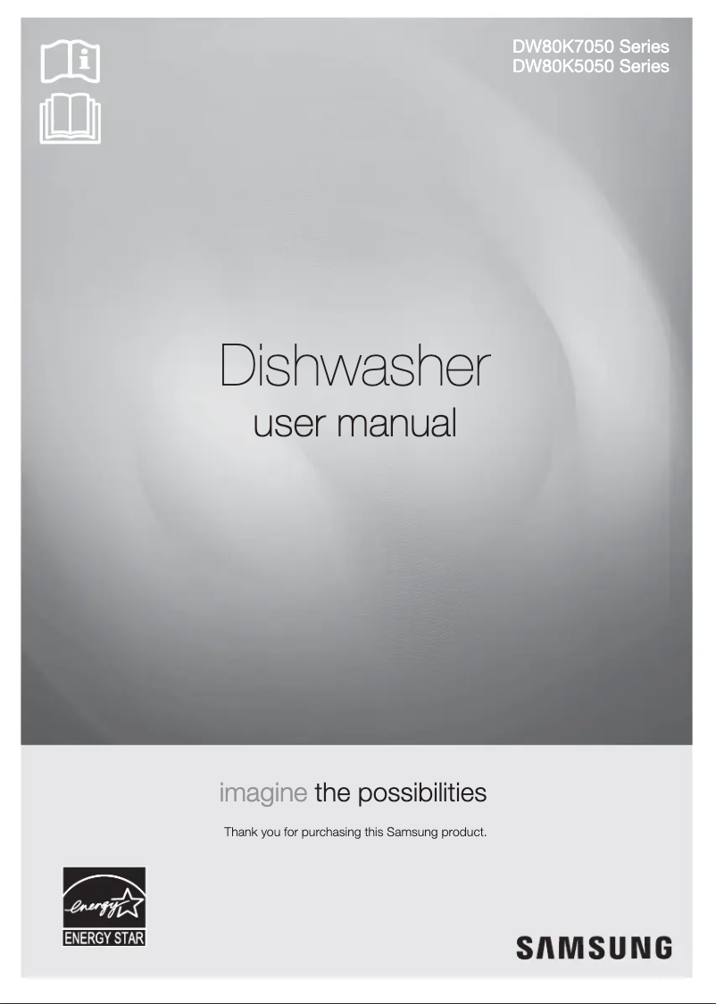 Page 1 de la notice Manuel utilisateur Samsung DW80K5050US StormWash