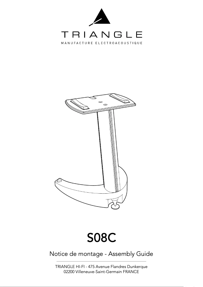 Page n°1 - Manuel utilisateur Triangle S08C