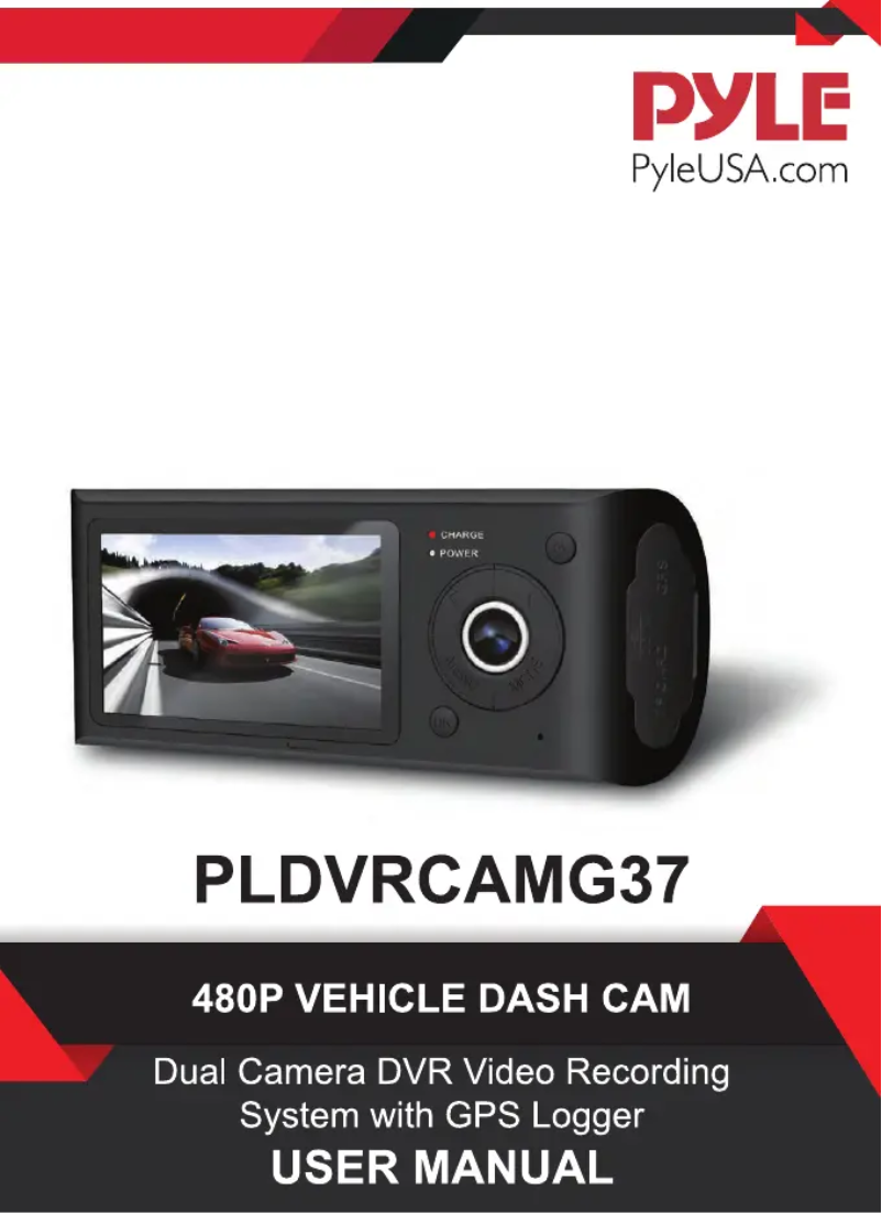 Image de la première page du manuel de l'appareil PLDVRCAMG37