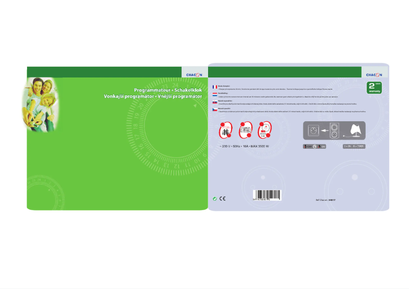 Page 1 de la notice Manuel utilisateur Chacon 54017