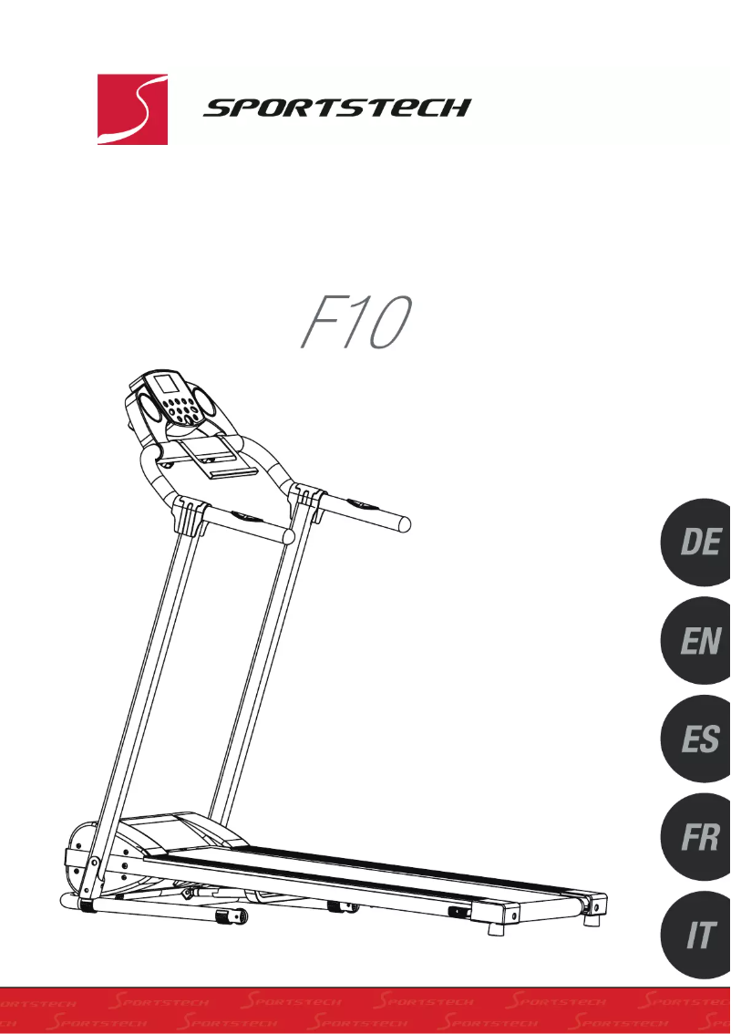 Page 1 de la notice Manuel utilisateur Sportstech F10
