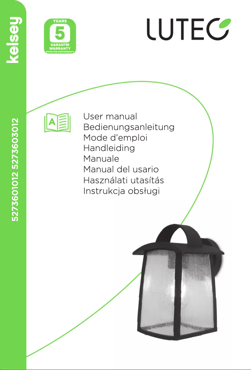 Page n°1 - Manuel utilisateur Lutec KELSEY