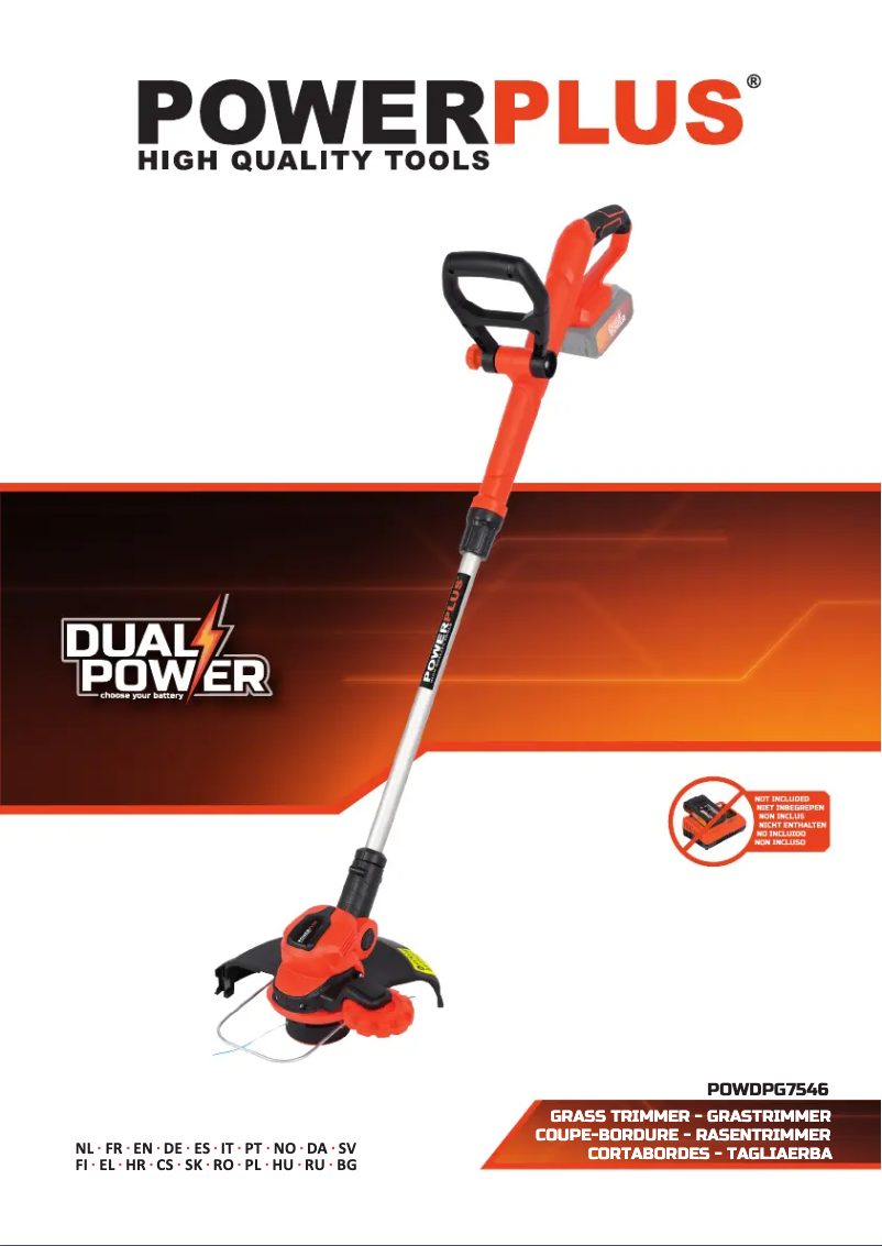 Page 1 de la notice Manuel utilisateur PowerPlus POWDPG7546