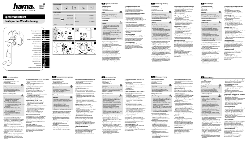 Página 1 del manual Manual de usuario Hama 00118040
