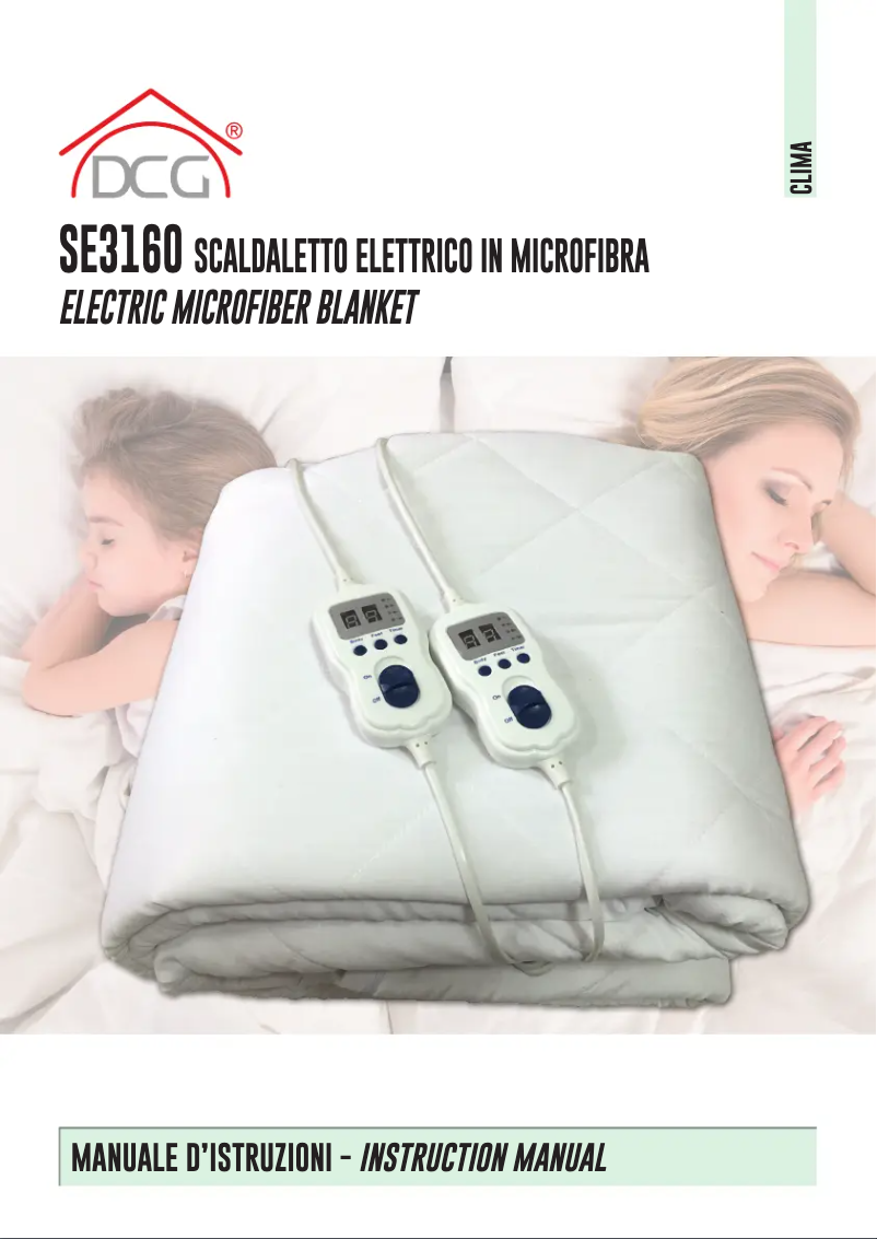 Page 1 de la notice Manuel utilisateur DCG SE3160