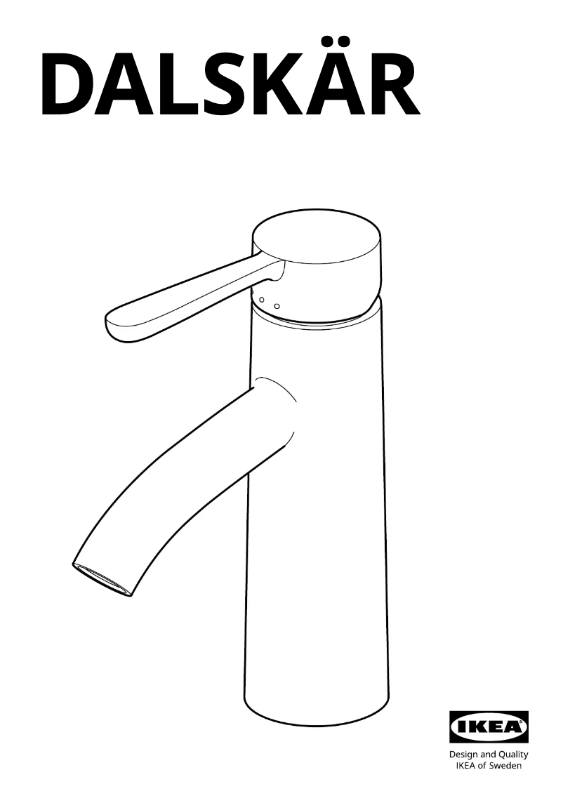 Image de la première page du manuel de l'appareil DALSKÄR 505.325.34