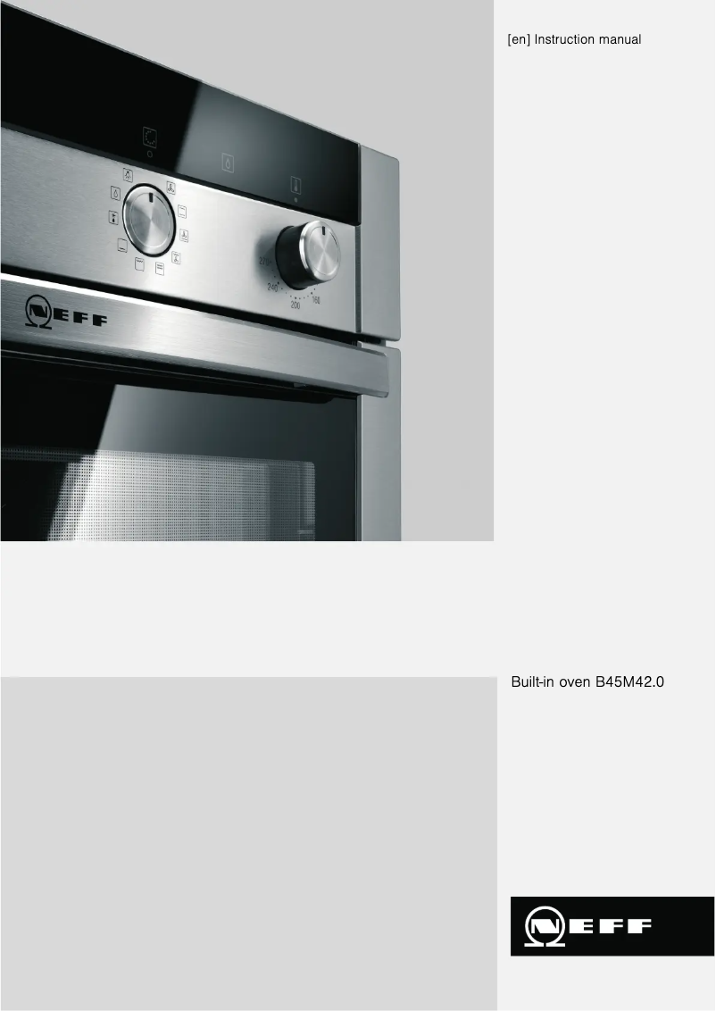 Image de la première page du manuel de l'appareil B45M42N0
