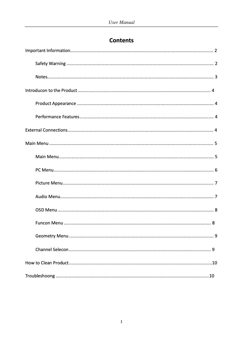 Page n°1 - Mode d'emploi Dahua Technology DHL22-F600-S