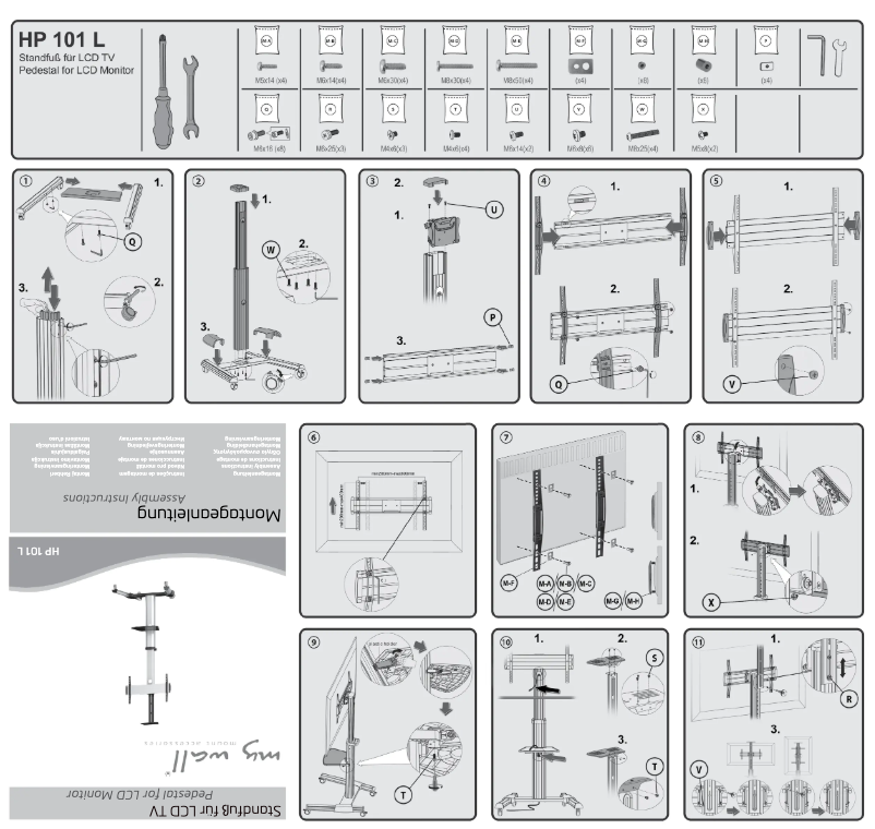 Page 1 de la notice Manuel utilisateur My Wall HP 101 L