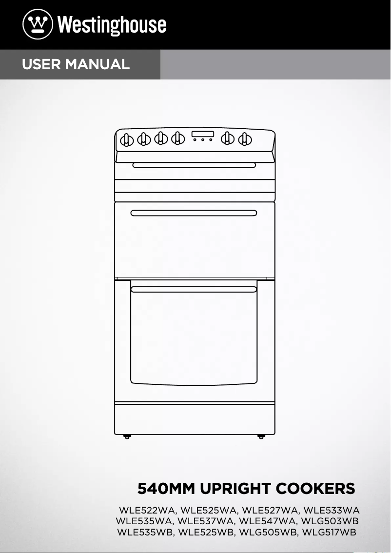 Image de la première page du manuel de l'appareil WLE535WB