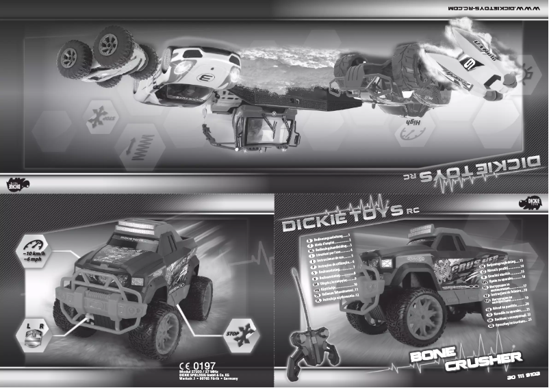 Page 1 de la notice Manuel utilisateur Dickie Bone Crusher