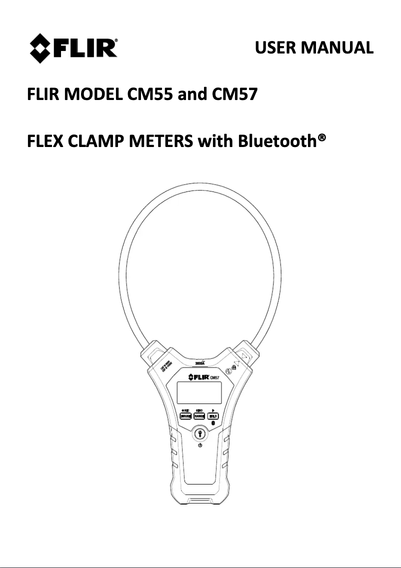 Page 1 de la notice Manuel utilisateur FLIR CM55